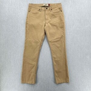 Hudson & Barrow NYC Pants Mens 32x30 Khaki Chino Slim Stretch Tan Casual
